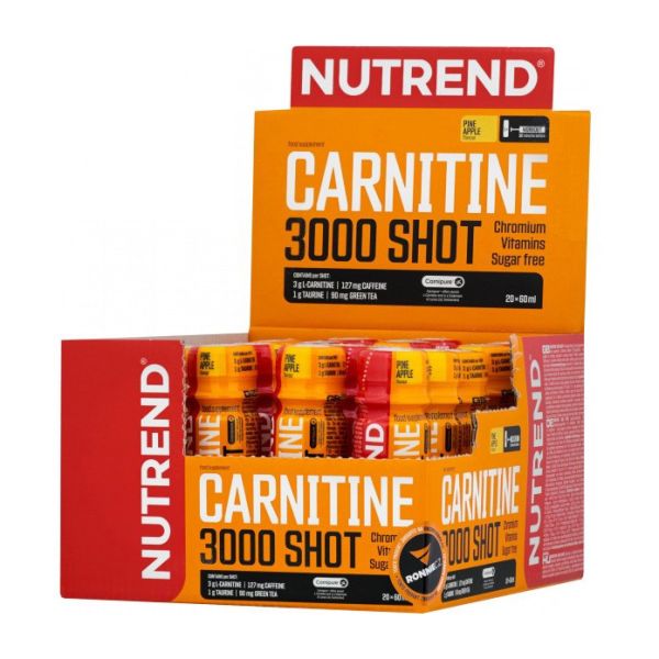 Nutrend	Carnitine 3000 Shot	20*60 ml