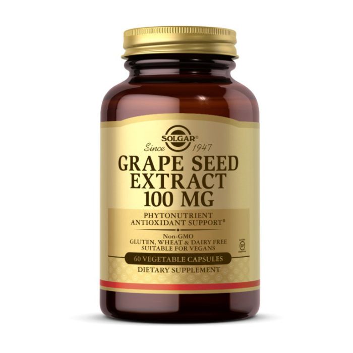 Solgar	Grape Seed Extract 100 mg	60 veg caps