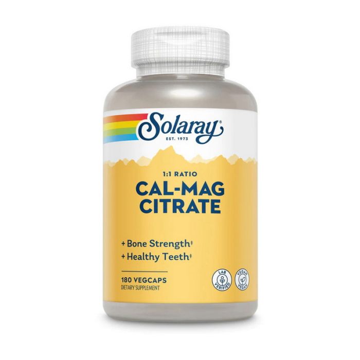 Solaray	Cal-Mag Citrate	180 vcaps