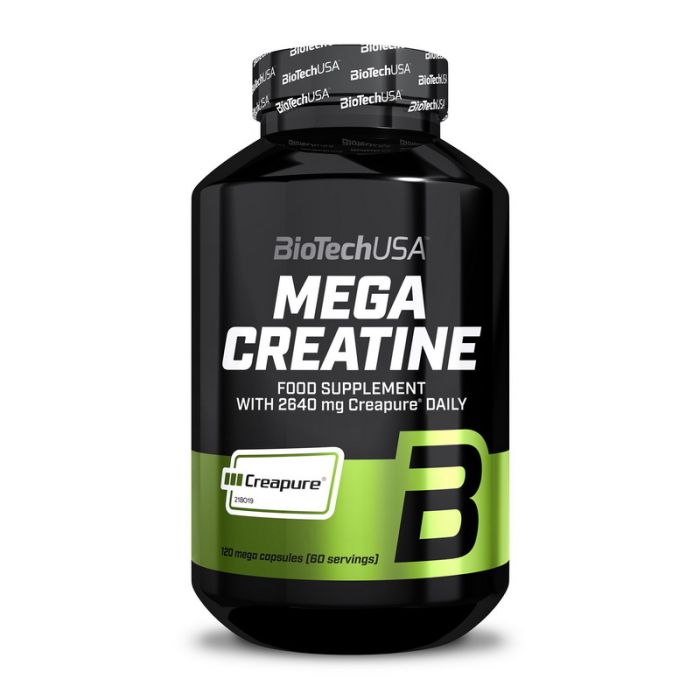 BioTech	Mega Creatine Creapure	120 mega caps