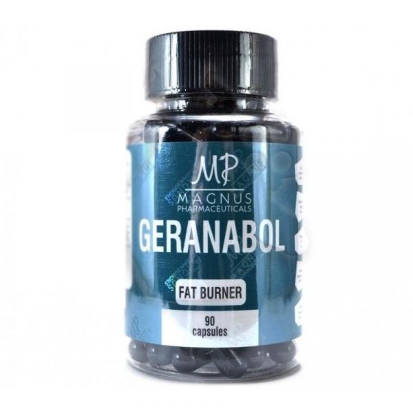 Жироспалювач з геранню Geranabol Fat Burner Magnus Pharmaceuticals 90 капсул