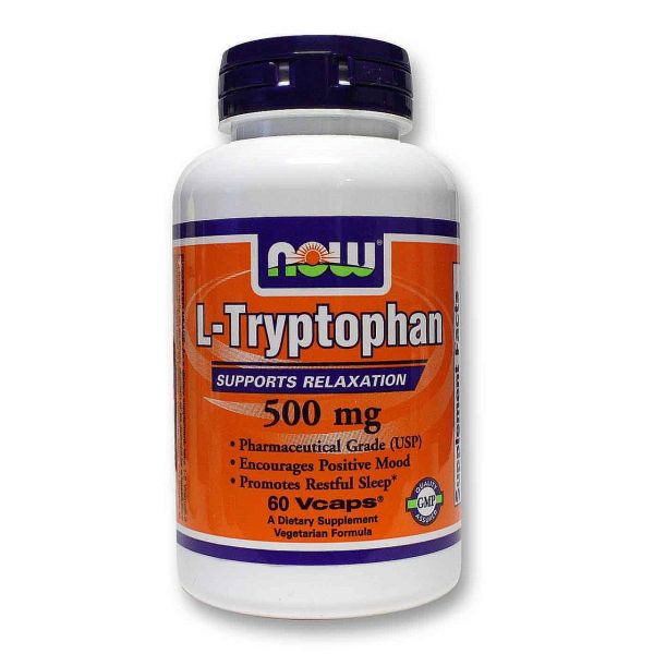 NOW Foods L-Tryptophan 500mg 60 caps