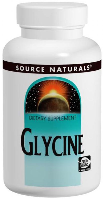 Аминокислоты Source Naturals Glycine 500 мг (100 капсул)