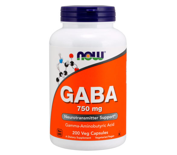NOW Foods GABA (750 мг) (200 капс)