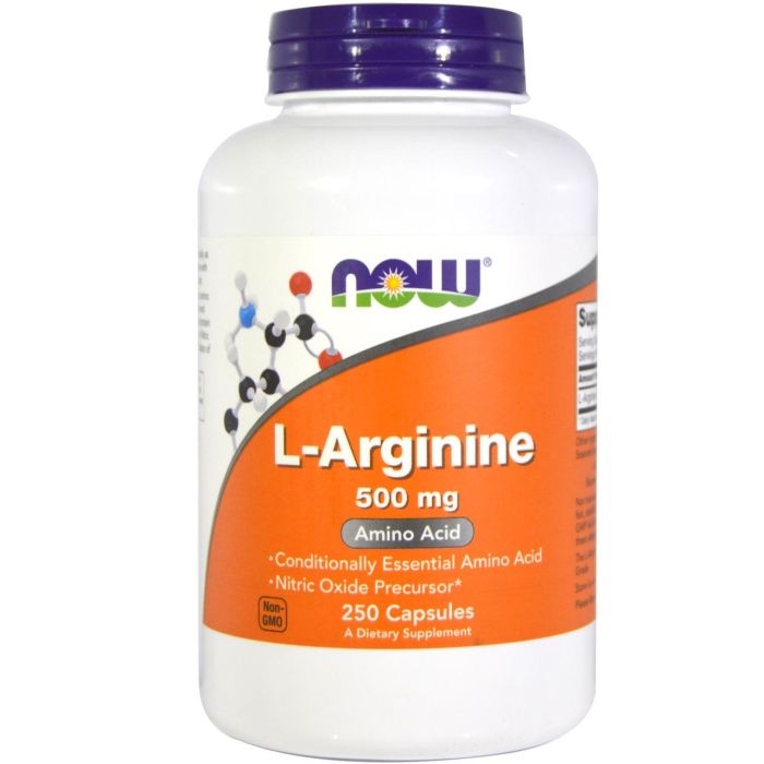 NOW Foods L-Arginine (500 мг) (250 капс)