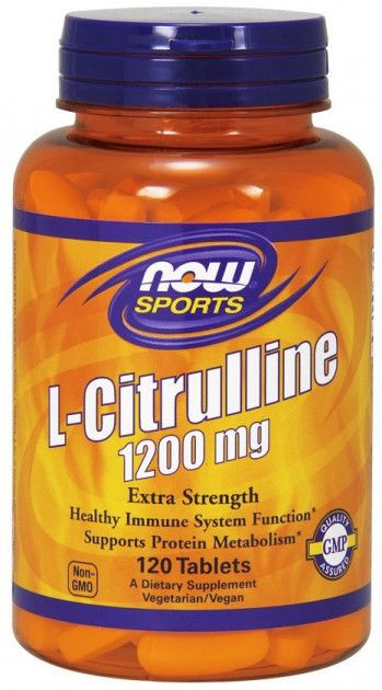 Аминокислота NOW Foods L-Citrulline 1200 мг (120 таб)