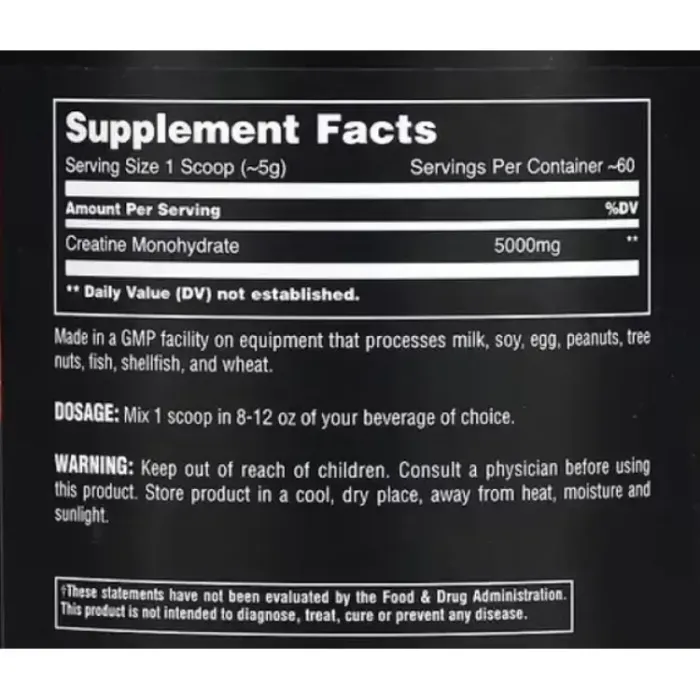 Креатин моногідрат (Creatine powder) 5000 мг 500 г