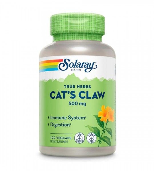 Solaray Cat's Claw 500mg - 100 vcaps