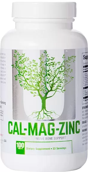 Universal Calcium Zinc Magnesium 100 tabs