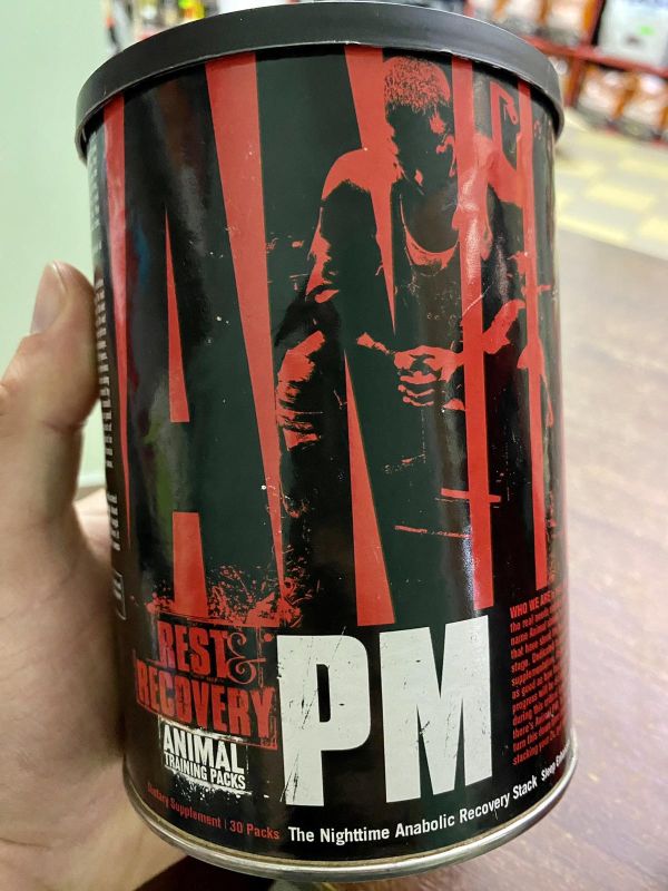 Universal Nutrition, Animal PM, нічна добавка для посилення синтезу білка, 30 пакетиків